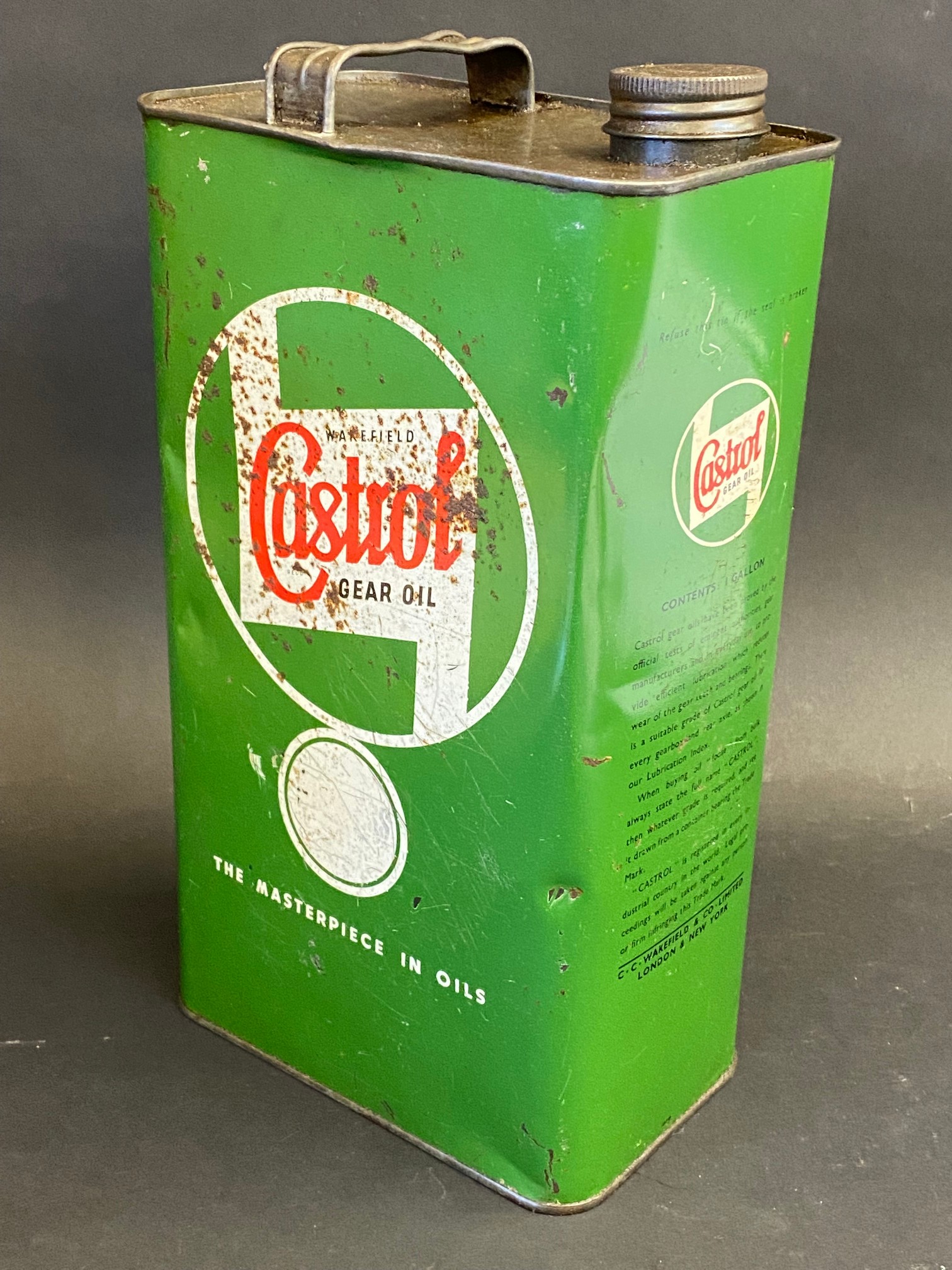 A Wakefield Castrol Gear Oil gallon can. - Image 2 of 4