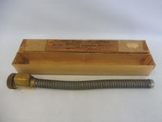 A boxed Lamps (Birmingham) Limited flexible petrol pourer, unusually still boxed, possibly new old