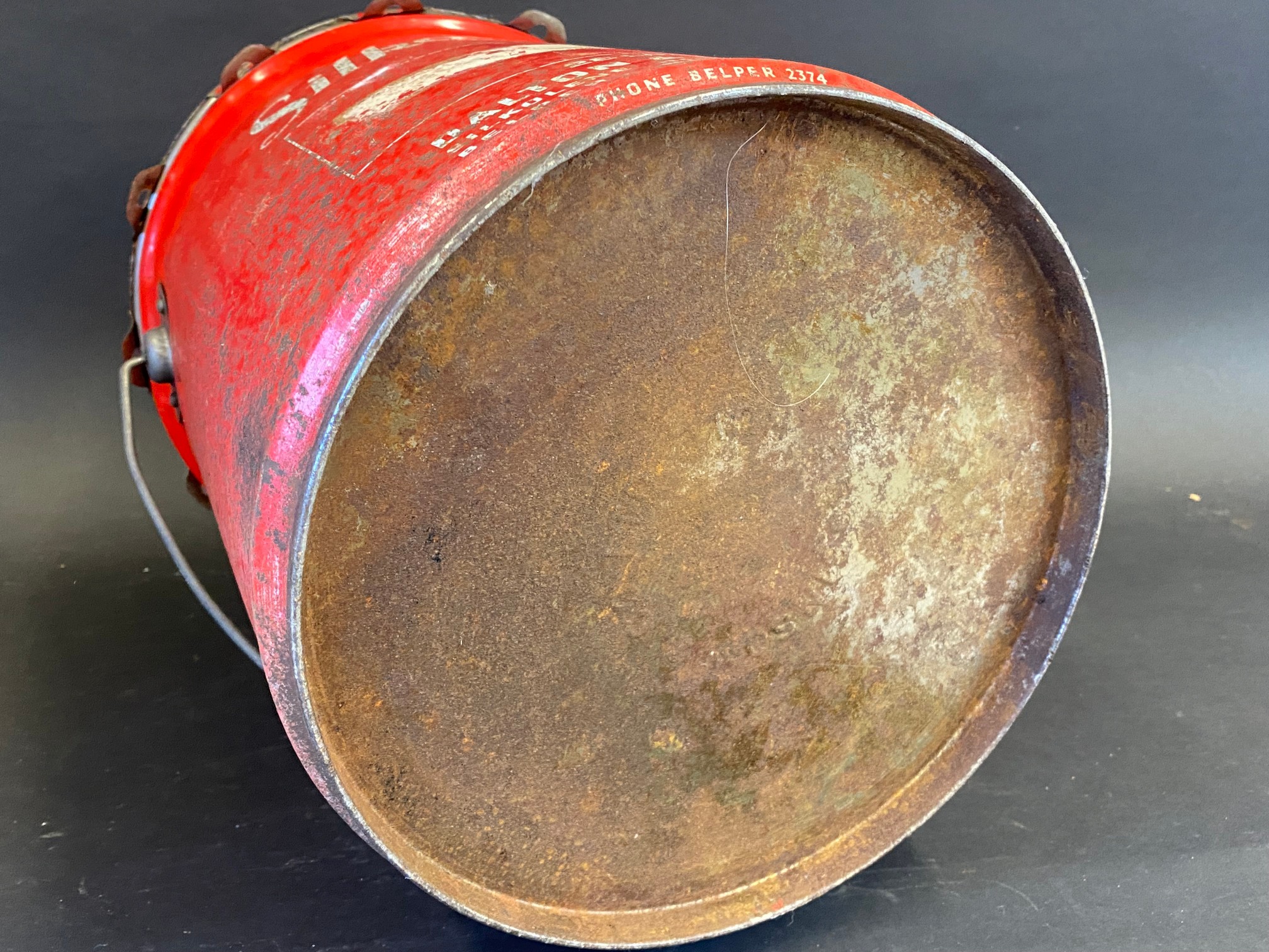 A Silkolene Lubricants large scale grease bucket/drum. - Image 4 of 4