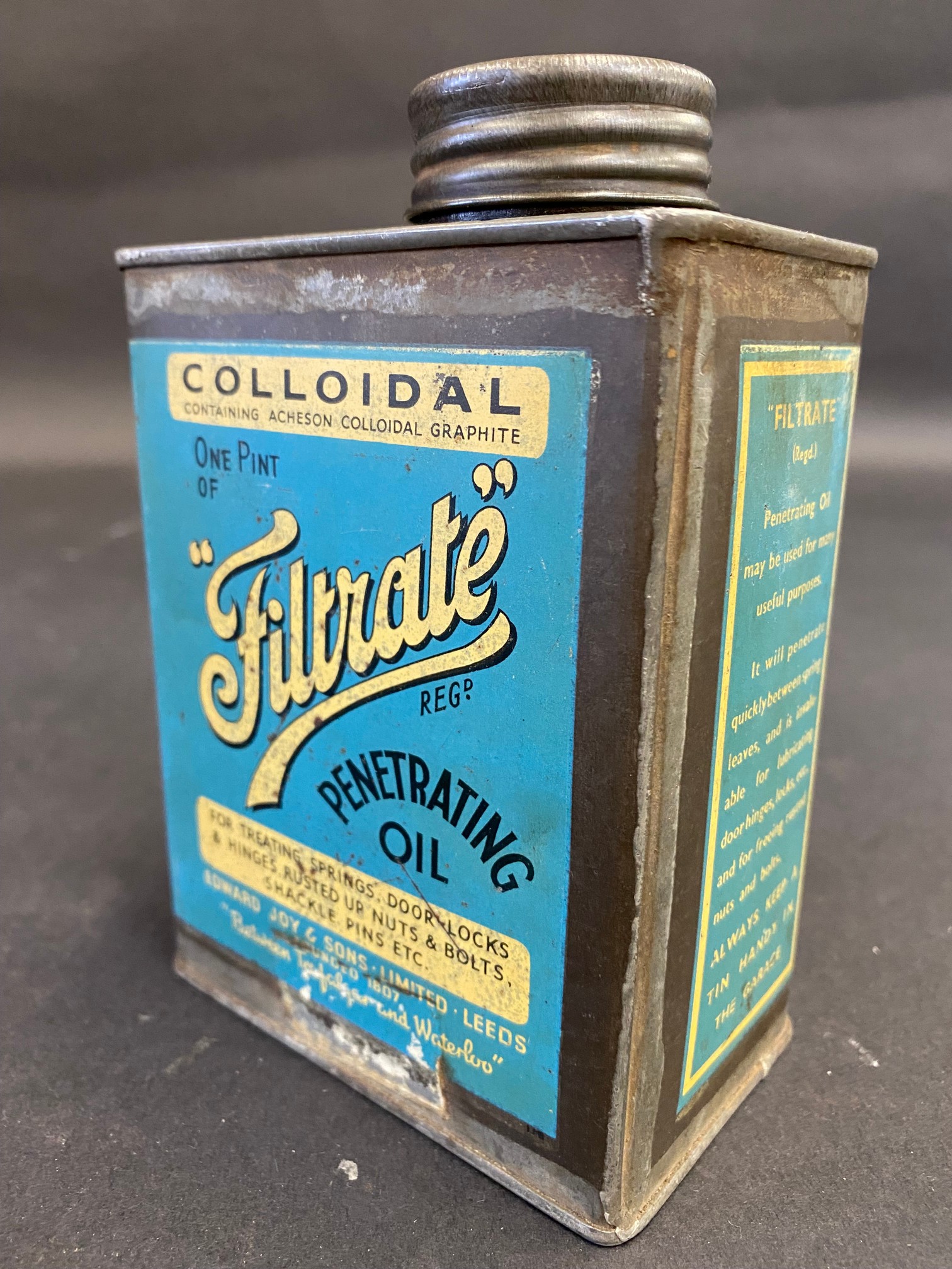 A Filtrate Penetrating Oil rectangular pint can. - Image 2 of 4