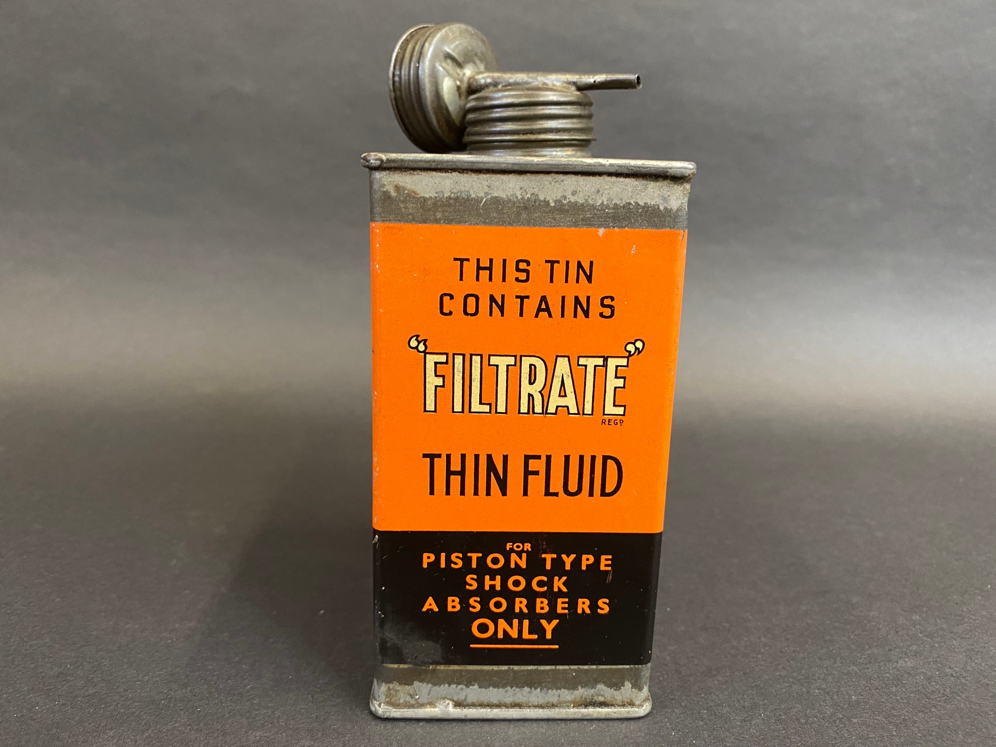 A small Filtrate rectangular can in quite superb condition and unusual orange colourway. - Image 4 of 6
