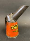 A rare Aeroshell Lubricating oil half pint measure, dated 1932, unusually stamped to the handle '3