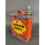A Junior Shell lighter fuel can.