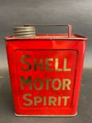 A small Shell Motor Spirit pedal car can, in excellent condition.