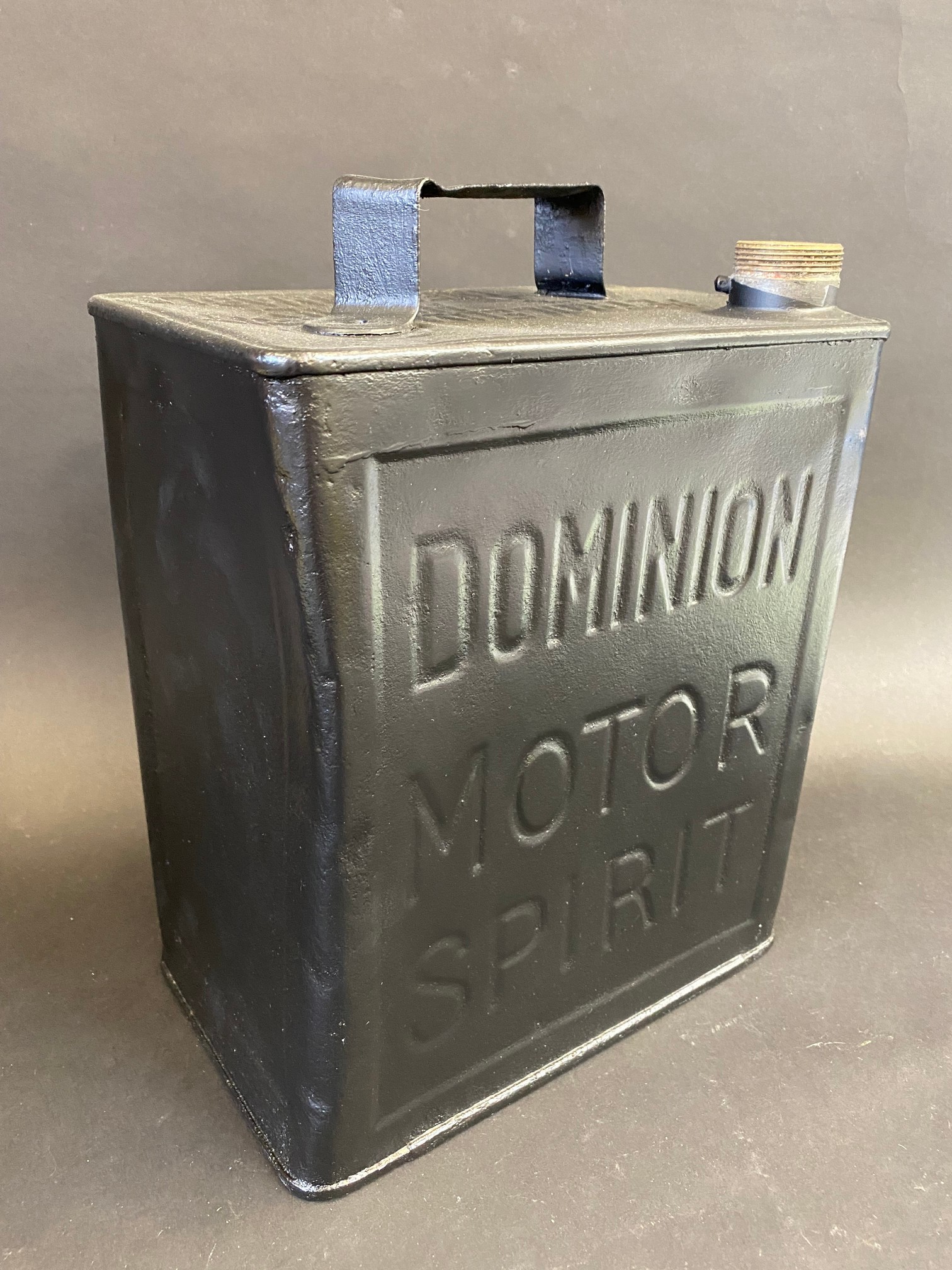 A Dominion Motor Spirit two gallon petrol can by Feaver. - Image 2 of 4