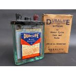 A Duralife Batteries glass battery in original box of issue.
