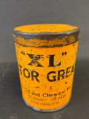 An XL Motor Grease tin.