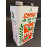 A Castrol Horticultural oil gallon can.