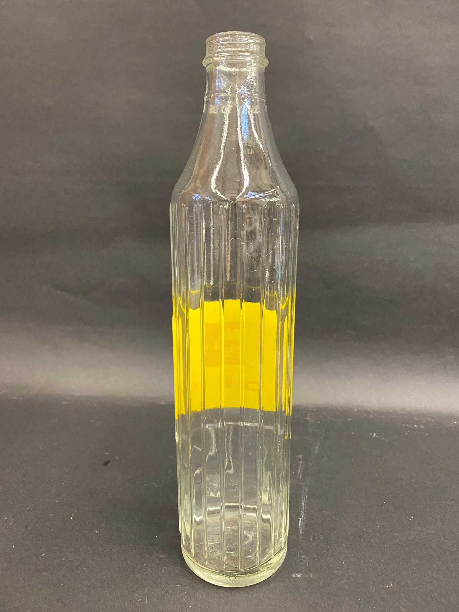 A Shell Rotella Oil quart oil bottle in excellent condition bearing coronet and date for 1966. - Image 3 of 3