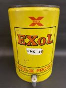 A Redex Exol oil and fuel additive five gallon drum in unusually very good condition.