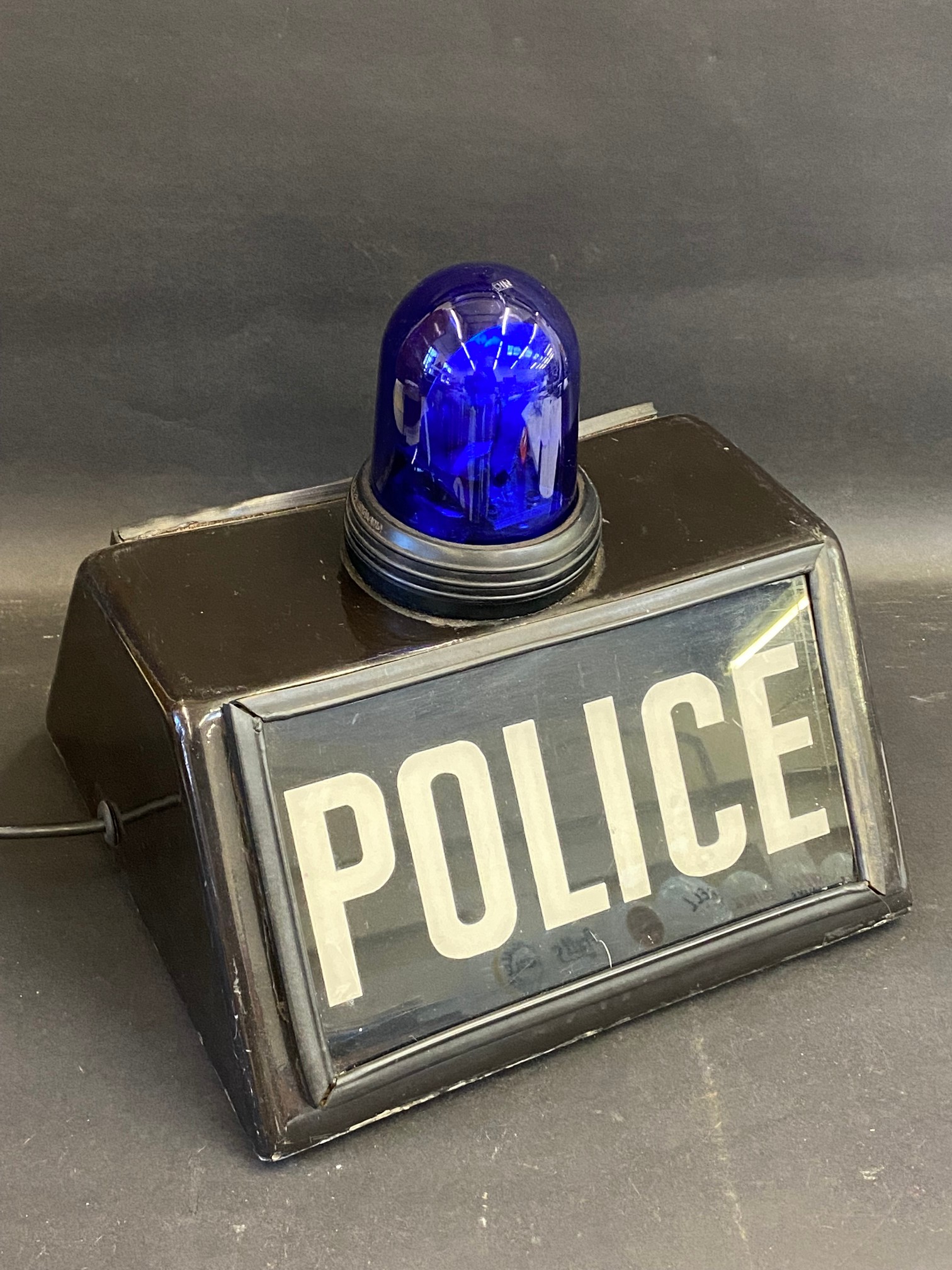 An extremely rare late 1950s/early 1960s Radiotelecommunications of Blackpool Police light box