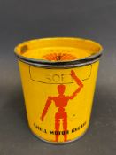 A Shell Motor Grease robot/stick man 1lb tin in good condition.