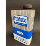 A Ford Fomoco rectangular quart oil can in excellent condition.