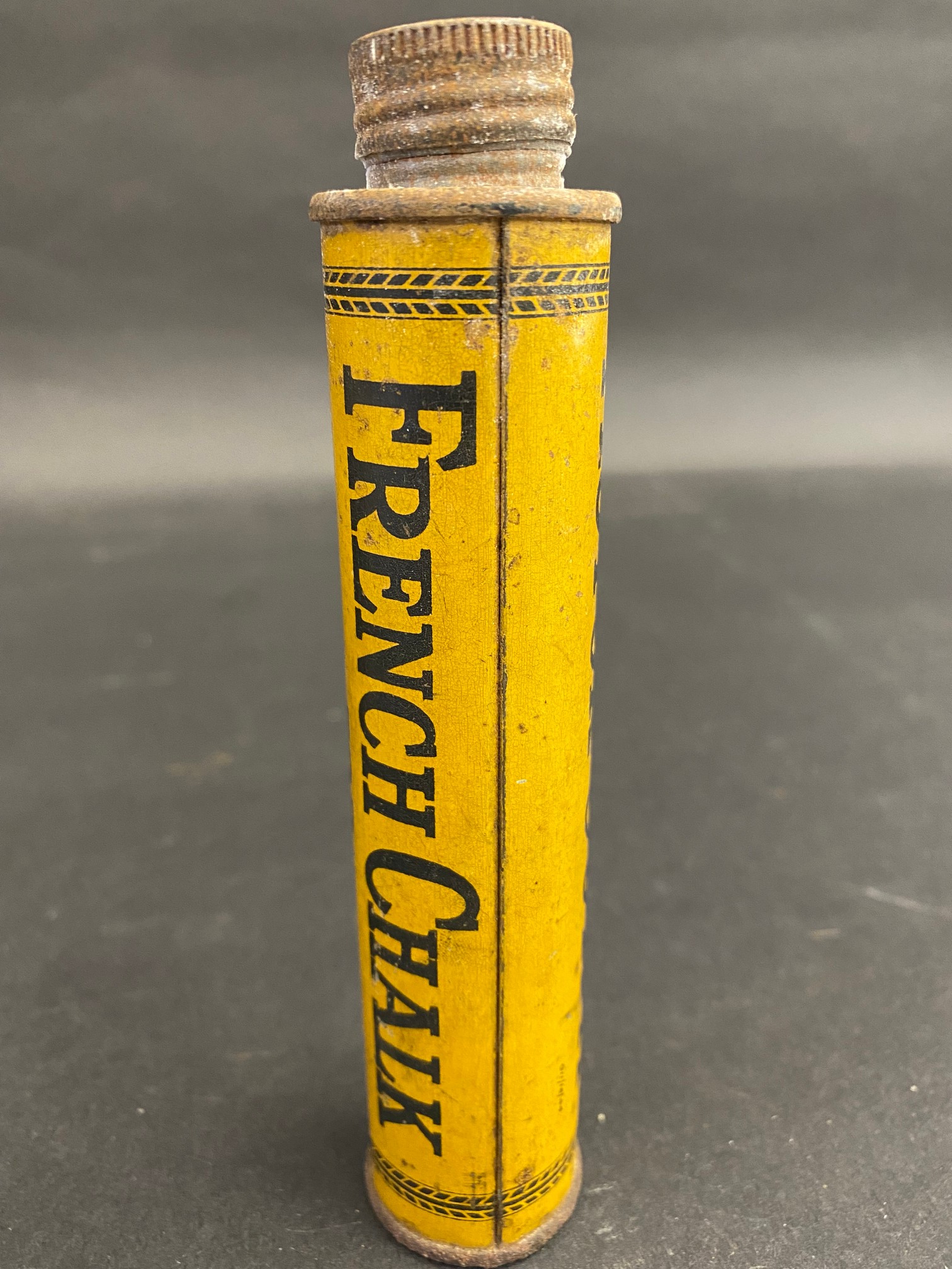 A Dunlop French Chalk cylindrical tin in good condition. - Image 2 of 2