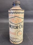 A Vigzol Motor Oil 'Gearoil' cylindrical quart can.