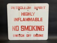 A Petroleum Spirit thick perspex sign, circa 1960s, 20 x 18".