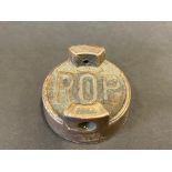 An R.O.P. two gallon petrol can cap.