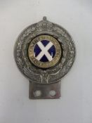 A Royal Scottish Automobile Club RAC Associate Club badge type 4, produced 1930s -1953, chrome