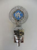 A small version Royal Automobile Club Associate car badge, radiator/badge bar version with powder