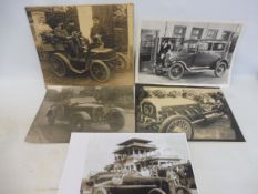 A group of large scale photographs, some believed to be later printed from negatives, including Ford