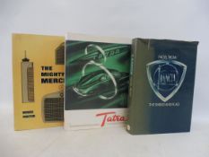 Lancia - The Shield and Flag, by Nigel Trow, Tatra - The Legacy of Hans Ledwinka by Ivan Margolius &