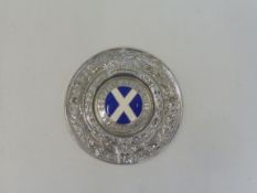 A Royal Scottish Automobile Club RAC Associate Club badge type 7, 1953-1970s, chrome plated brass