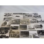 Approximately 33 Alfa Romeo photographs, pre-war sports and racing examples.