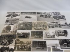 Approximately 33 Alfa Romeo photographs, pre-war sports and racing examples.