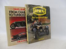 H.R.G The Sportsman's Ideal by Ian Dussek, published by Motor Racing Publications Ltd. 1985 and a