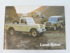 A Land Rover sales brochure, publication no. 3252/C.