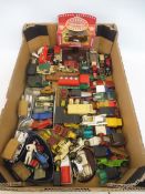 A large quantity of unboxed die-cast models, mostly playworn, including Models of Yesteryear,