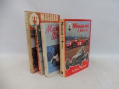 Maserati Birdcage by Joel E. Finn, published by Osprey Publishing, 1980 plus three additional