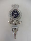 A 'Royal' RAC car badge for Queen Elizabeth II, post 1952 by the Birmingham Medal Co. un-numbered,