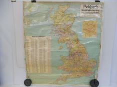 A large Pickfords 'World Wide Moving' map of Great Britain.