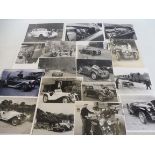 Approximately 20 photographs of pre-war and post-war Sports & Touring Rileys.