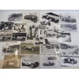 A collection of Riley photographs, approximately 25 images of mostly pre-war sports cars.