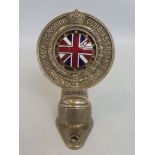 A small Royal Automobile Club Associate car badge with excellent enamel union jack centre, unusual