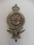 An early Royal Automobile Club full member badge, hollow version with solid wings, type 2 circa