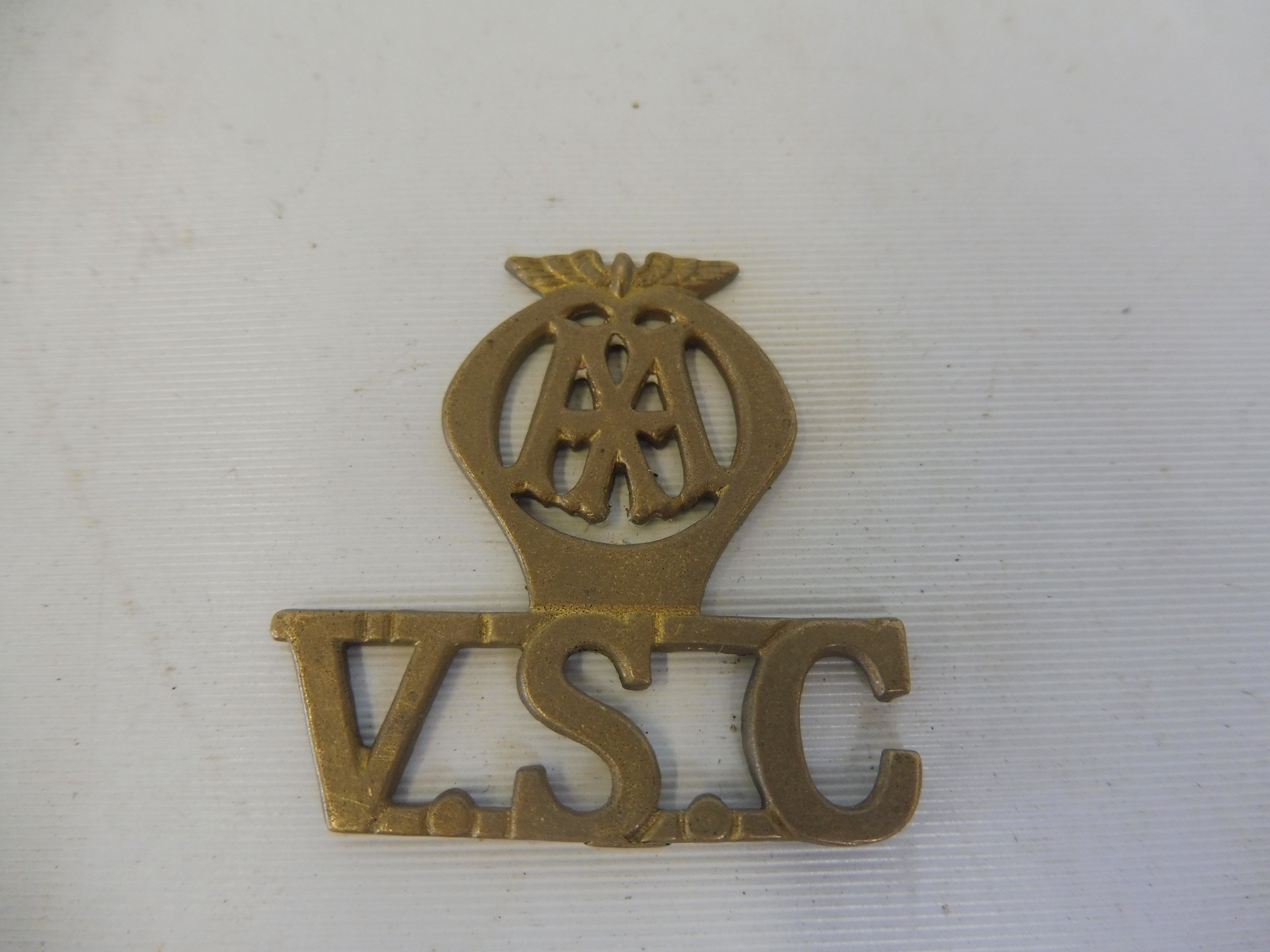 A rarely seen AA V.S.C. badge.