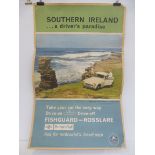 A British Rail Southern Ireland - a driver's paradise pictorial poster/showcard, 26 x 40 1/2".