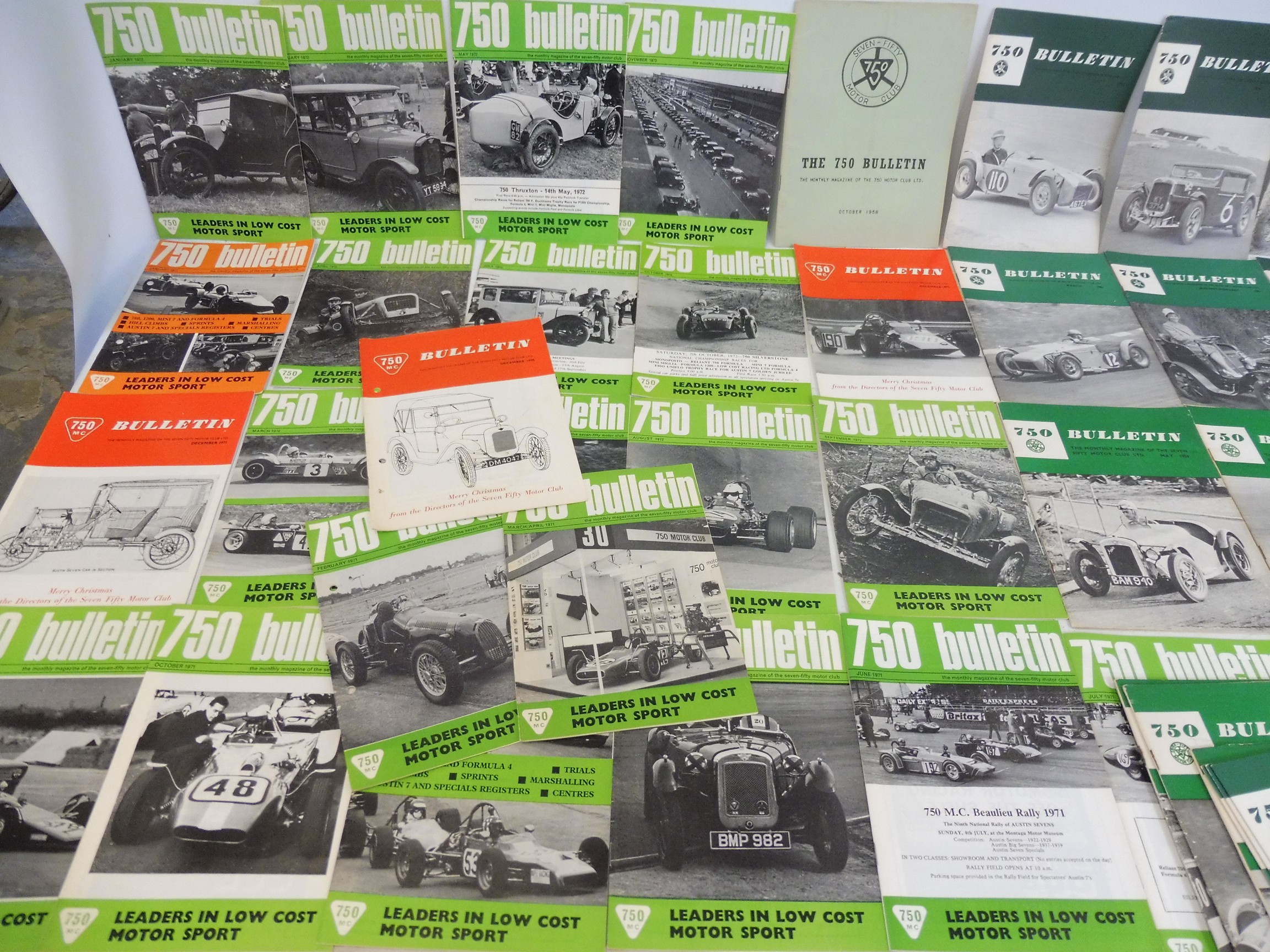 A small collection of 750 Club bulletins and related ephemera, various issues from 1958 including - Image 2 of 3