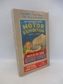 A Motor Exhibition at Earls Court London 1938 official catalogue featuring cars and boats.