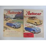 Two Autocar magazines from 1948.