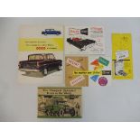 A small group of ephemera, including a Chevrolet brochure, Ford brochures etc.