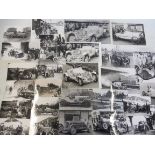 A quantity of later produced photographs, mostly pre-war cars.