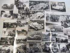 A quantity of later produced photographs, mostly pre-war cars.