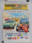 A Chequer Bitter Classic poster, 1984, signed, 21 1/2 x 33".