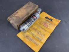 A boxed Kwik 'Airex' fire extinguisher with original instructions, to suit Jaguar E type, Aston