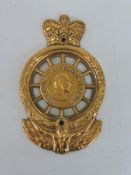 A Royal Automobile Club full member badge type 14, gold plated version.