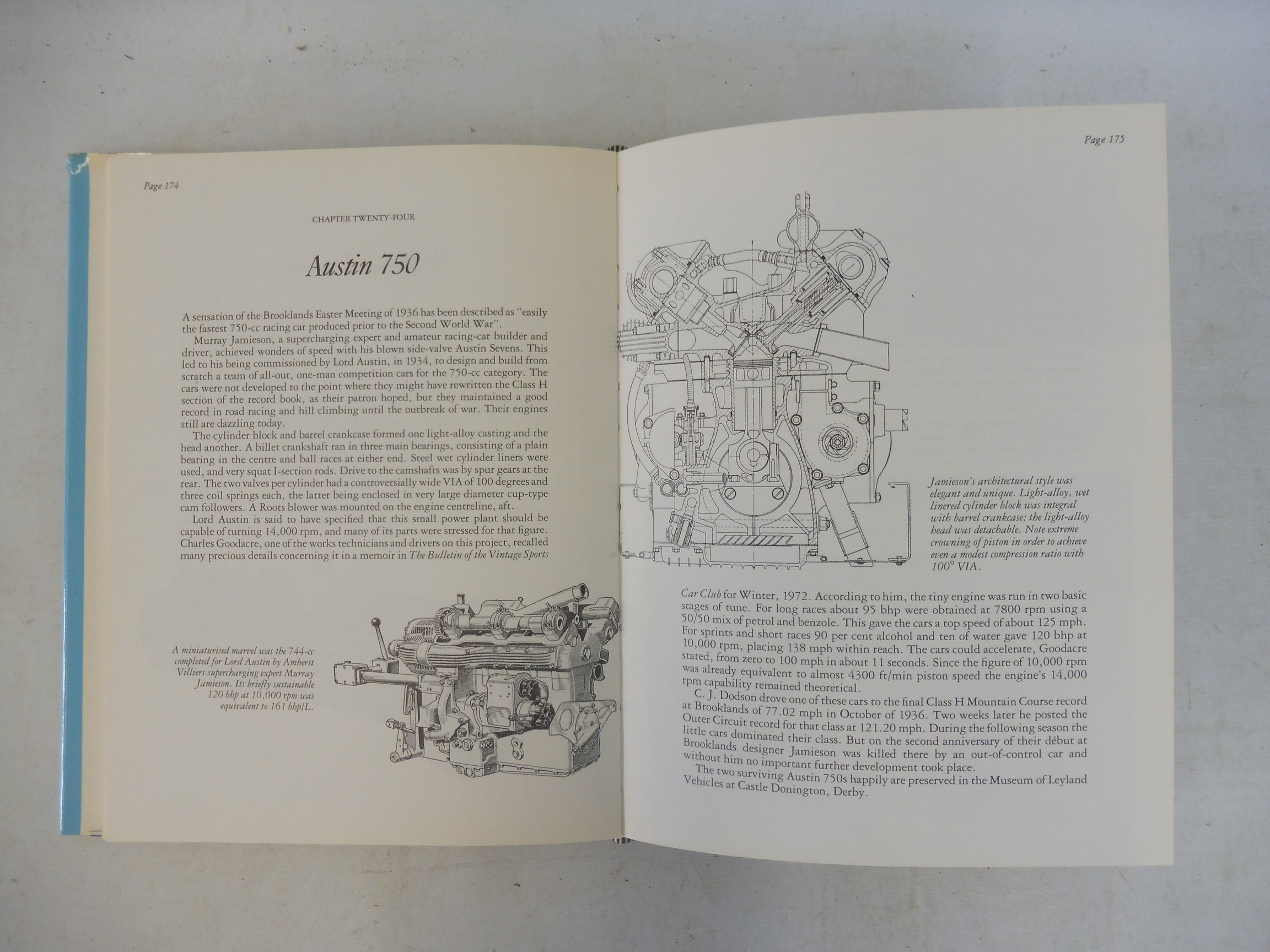 The Classic Twin-Cam Engine by Griffith Borgeson, published Dalton Watson Ltd, 1981. - Image 2 of 2